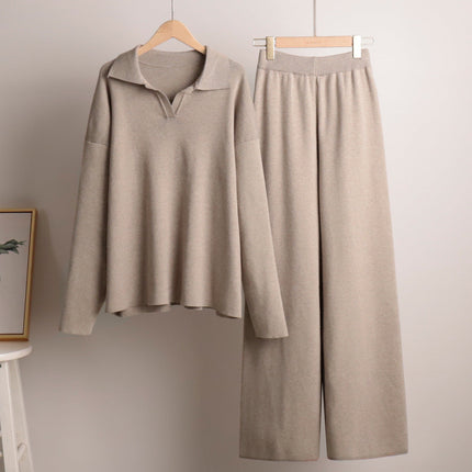 Elise | Women's Knit Two Piece Lounge Set