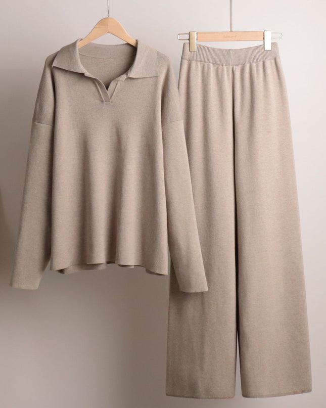 Elise | Women's Knit Two Piece Lounge Set