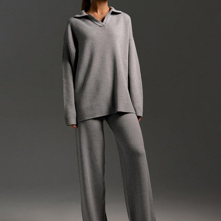 Elise | Women's Knit Two Piece Lounge Set