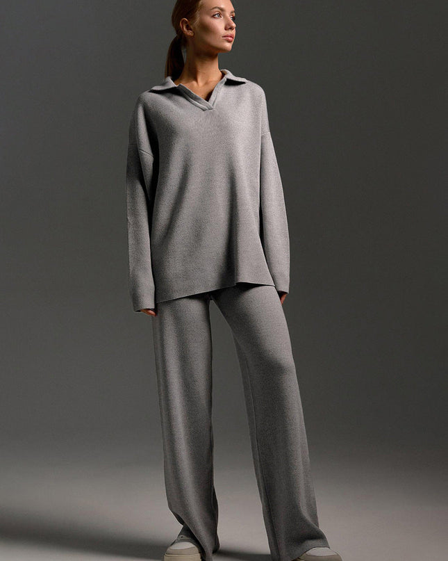 Elise | Women's Knit Two Piece Lounge Set