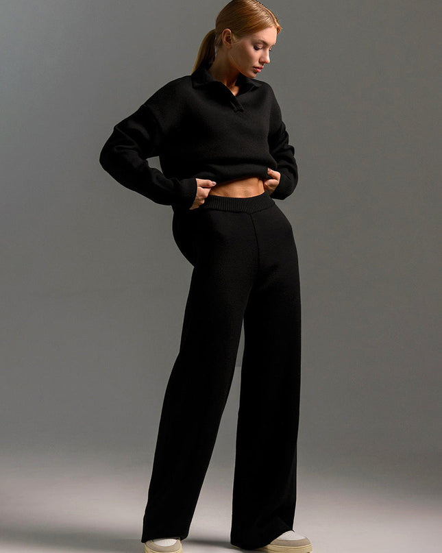 Elise | Women's Knit Two Piece Lounge Set