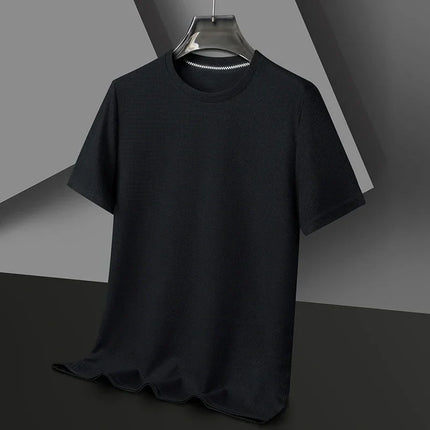Textured T-Shirt – Crew Neck & Short Sleeve