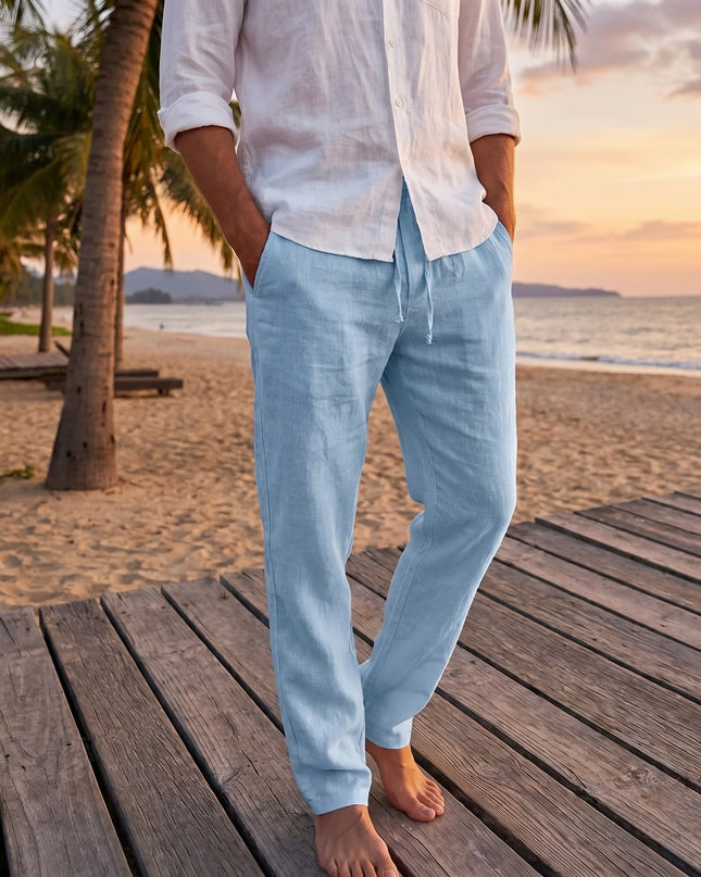 Aerion | Effortless Comfort Men's Linen Pants
