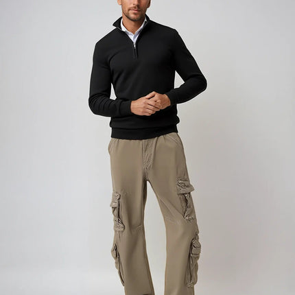 Alaric | Men's Classic Quarter-Zip Sweater