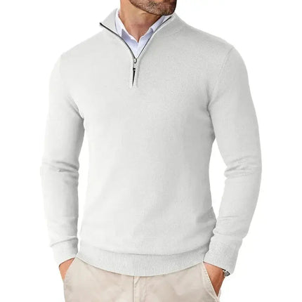 Alaric | Men's Classic Quarter-Zip Sweater