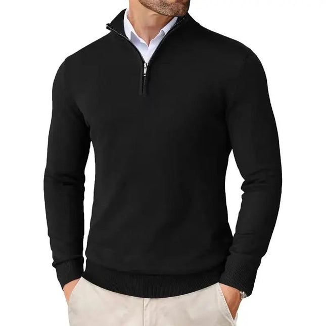 Alaric | Men's Classic Quarter-Zip Sweater