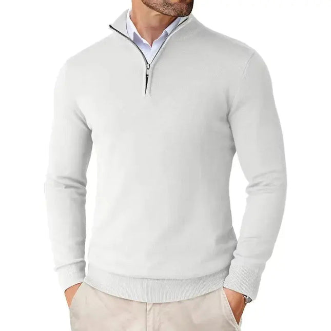 Alaric | Men's Classic Quarter-Zip Sweater