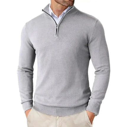 Alaric | Men's Classic Quarter-Zip Sweater