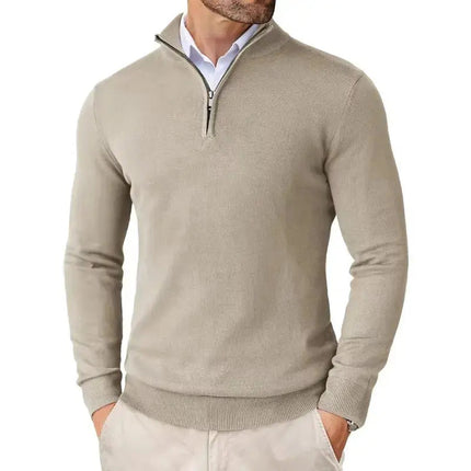 Alaric | Men's Classic Quarter-Zip Sweater
