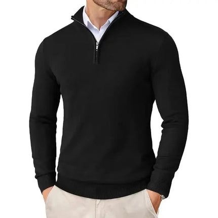 Alaric | Men's Classic Quarter-Zip Sweater