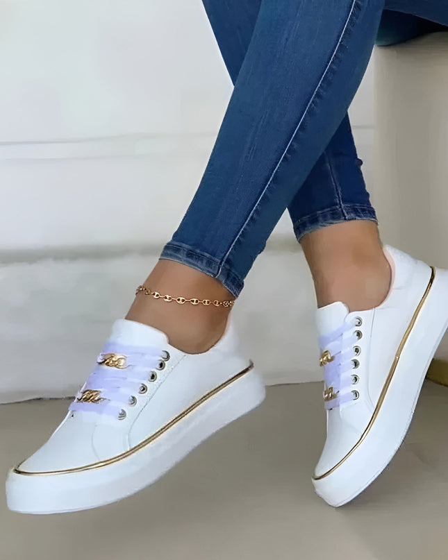 Alexya | Lace-Up Casual Sneakers