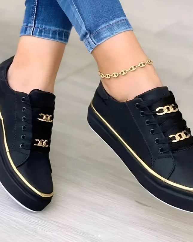 Alexya | Lace-Up Casual Sneakers