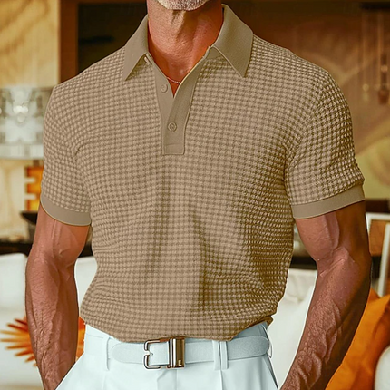 Alveron | Refined Comfort Men's Slim Fit Polo Shirt