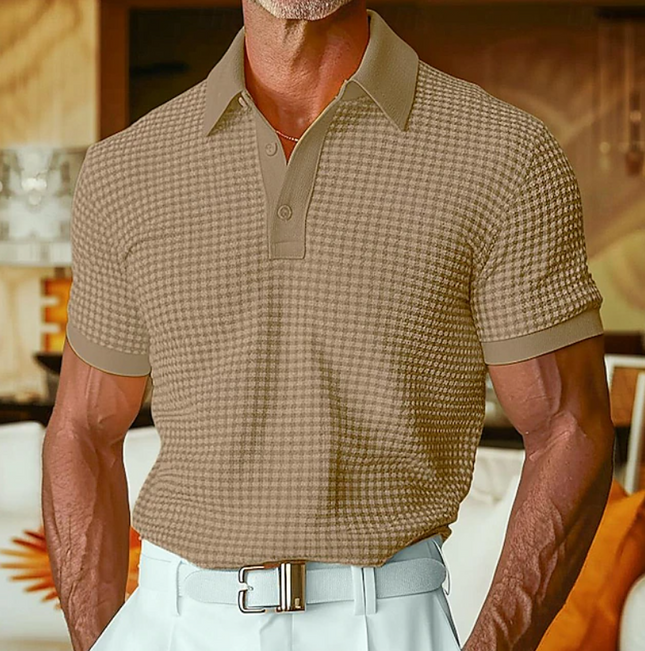 Alveron | Refined Comfort Men's Slim Fit Polo Shirt