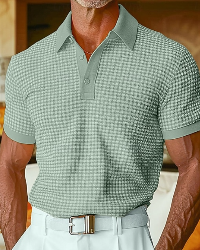 Alveron | Refined Comfort Men's Slim Fit Polo Shirt