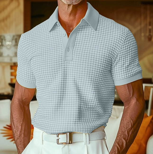Alveron | Refined Comfort Men's Slim Fit Polo Shirt