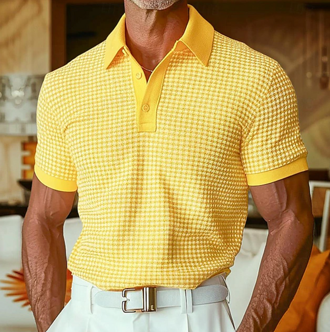 Alveron | Refined Comfort Men's Slim Fit Polo Shirt