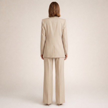 Amabel | Women's Two-Piece Set – Blazer & Flared Trousers
