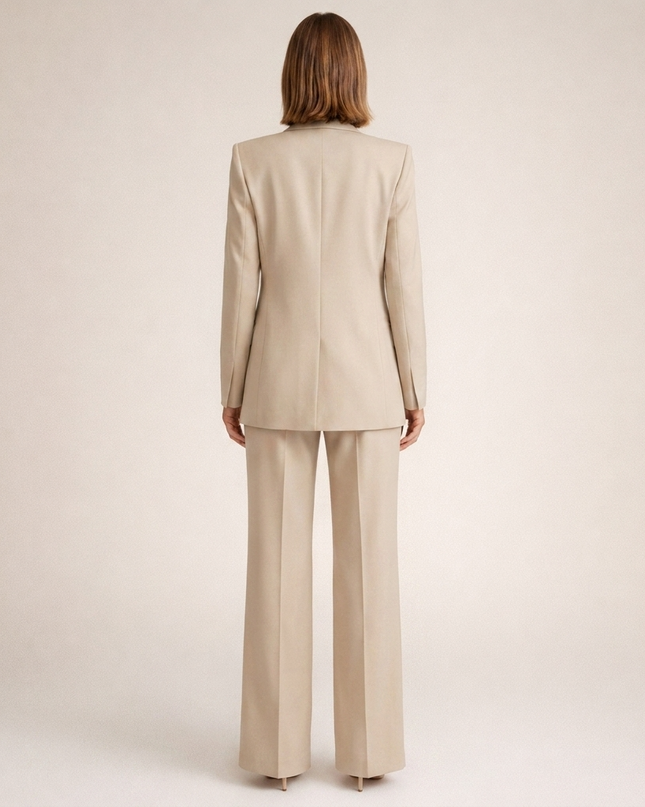 Amabel | Women's Two-Piece Set – Blazer & Flared Trousers