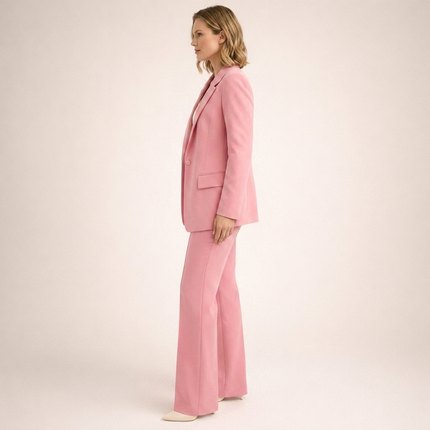 Amabel | Women's Two-Piece Set – Blazer & Flared Trousers