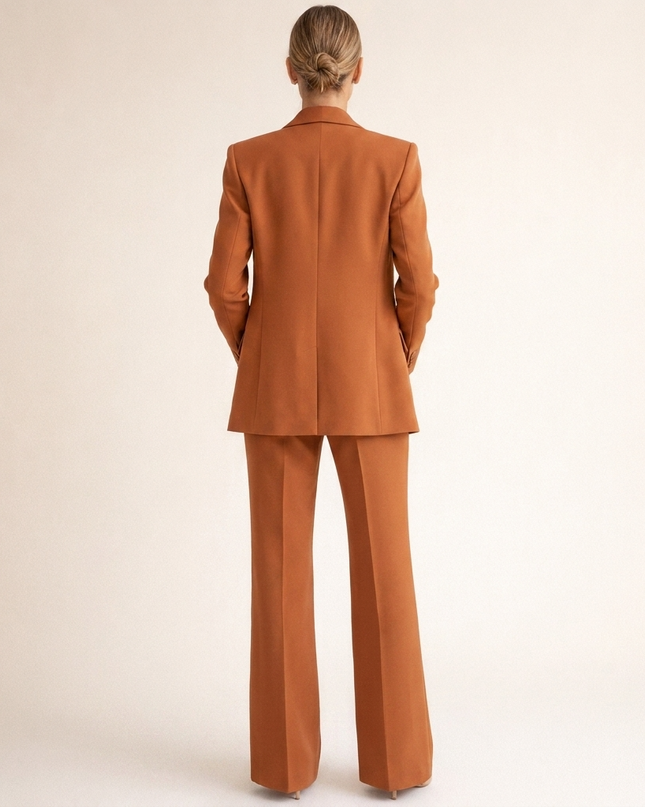 Amabel | Women's Two-Piece Set – Blazer & Flared Trousers