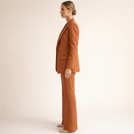 Amabel | Women's Two-Piece Set – Blazer & Flared Trousers