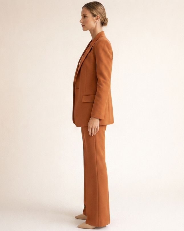 Amabel | Women's Two-Piece Set – Blazer & Flared Trousers