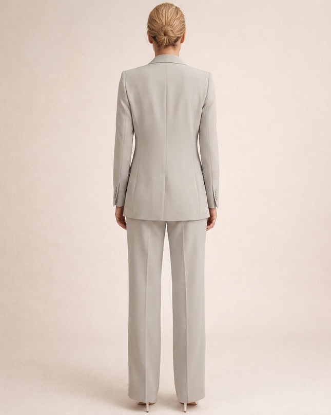 Amabel | Women's Two-Piece Set – Blazer & Flared Trousers