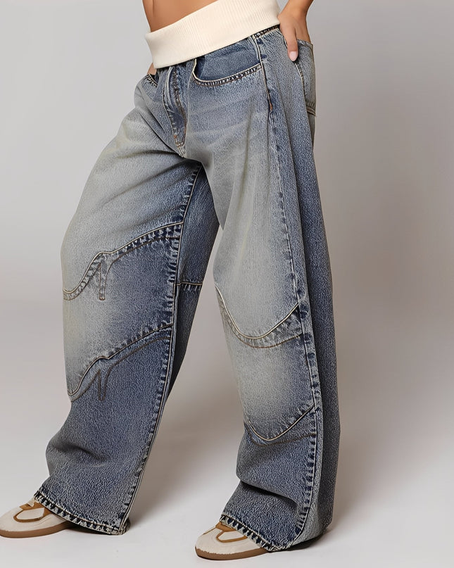 Amélie | Women's Baggy Jeans – Wide-Leg Relaxed Fit