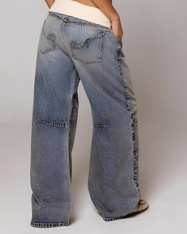 Amélie | Women's Baggy Jeans – Wide-Leg Relaxed Fit