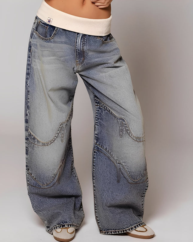 Amélie | Women's Baggy Jeans – Wide-Leg Relaxed Fit