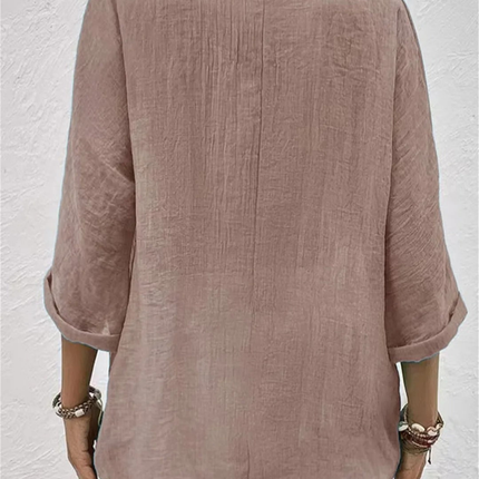 Anneliese | V-Neck Button Front Blouse