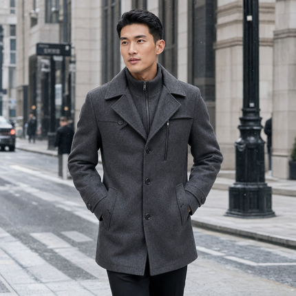 Asteron | Refined Warmth Men's Business Winter Coat