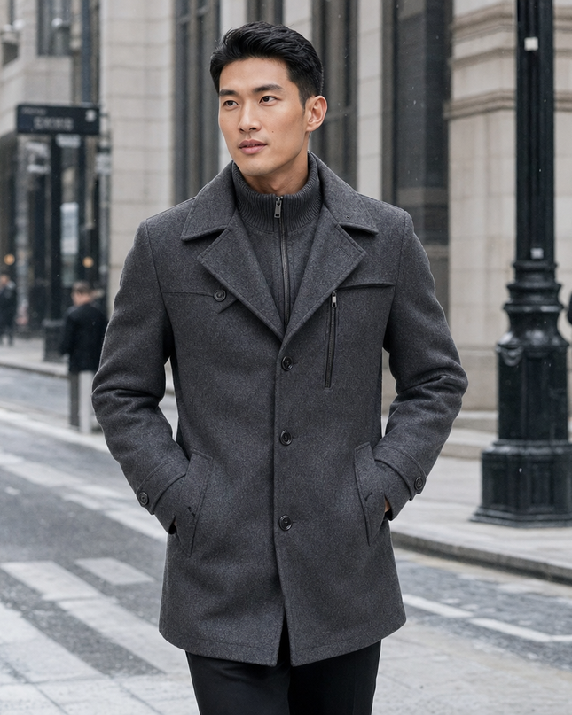 Asteron | Refined Warmth Men's Business Winter Coat