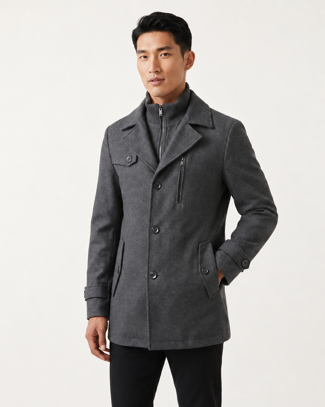 Asteron | Refined Warmth Men's Business Winter Coat