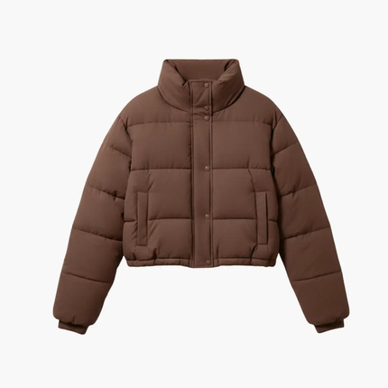 Aubrey | Jackets for Women – Cropped Puffer with Front Zipper