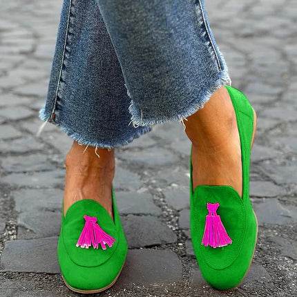 Audrey | Tassel Detail Slip-On Loafers