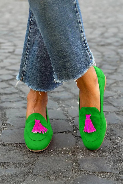 Audrey | Tassel Detail Slip-On Loafers