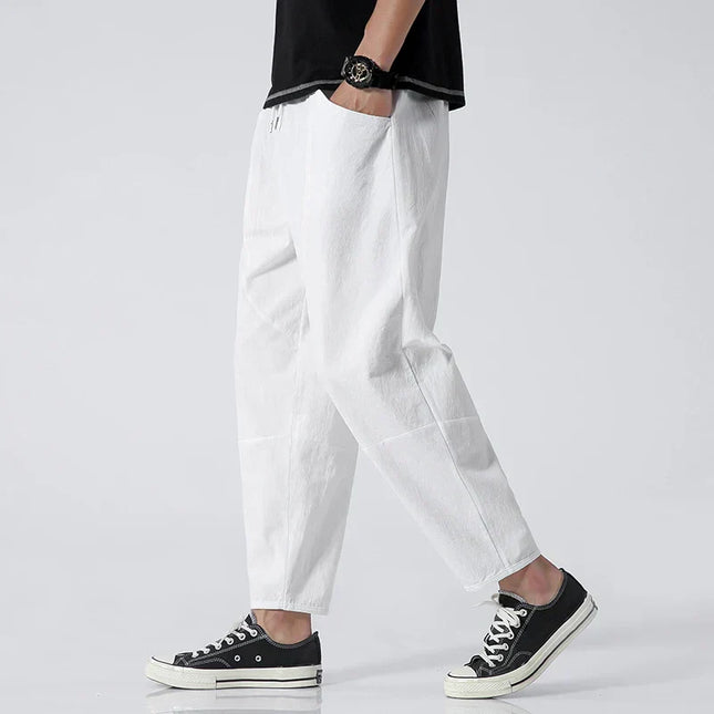 Aurevik | Effortless Comfort Men's Cropped Casual Pants