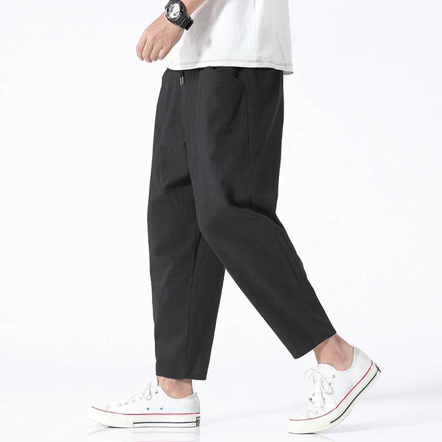 Aurevik | Effortless Comfort Men's Cropped Casual Pants