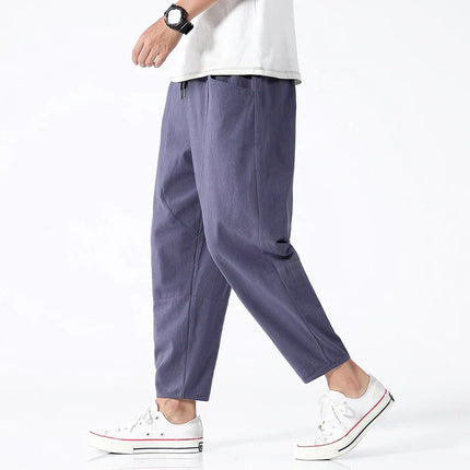 Aurevik | Effortless Comfort Men's Cropped Casual Pants
