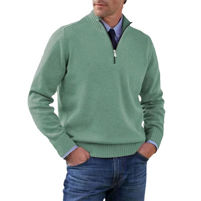 Aurevik | Everyday Warmth Men's Half-Zip Sweater