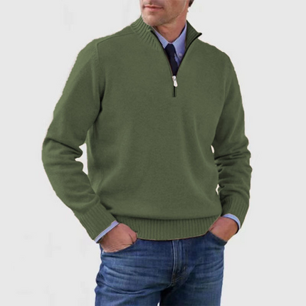 Aurevik | Everyday Warmth Men's Half-Zip Sweater