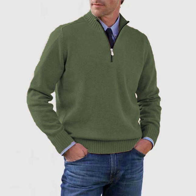 Aurevik | Everyday Warmth Men's Half-Zip Sweater