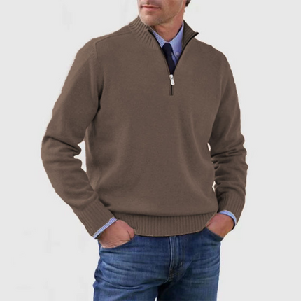 Aurevik | Everyday Warmth Men's Half-Zip Sweater