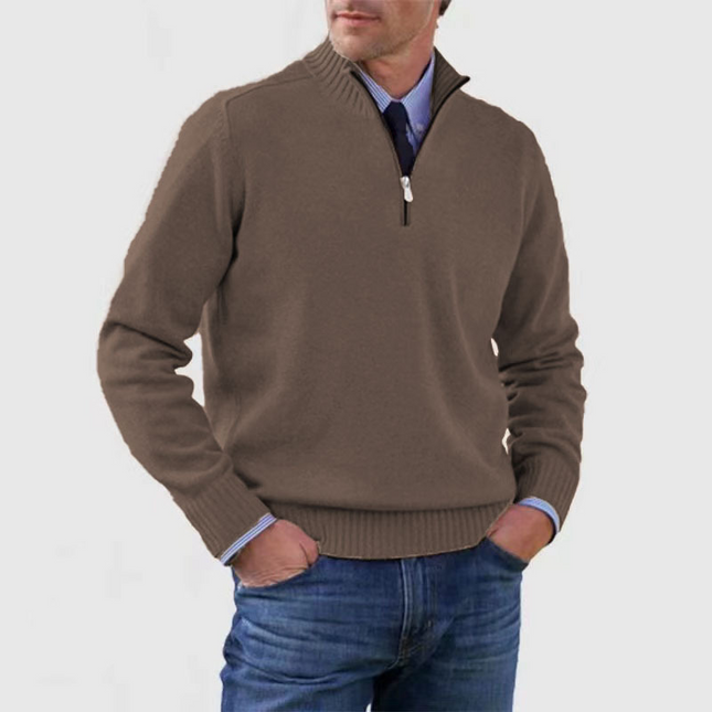 Aurevik | Everyday Warmth Men's Half-Zip Sweater