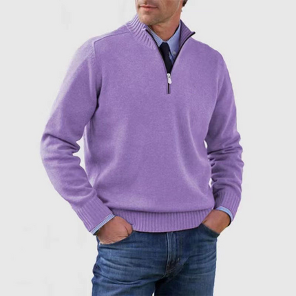 Aurevik | Everyday Warmth Men's Half-Zip Sweater