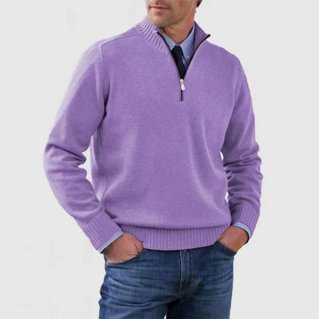 Aurevik | Everyday Warmth Men's Half-Zip Sweater