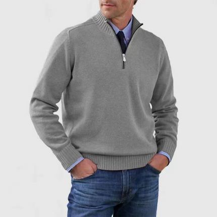 Aurevik | Everyday Warmth Men's Half-Zip Sweater