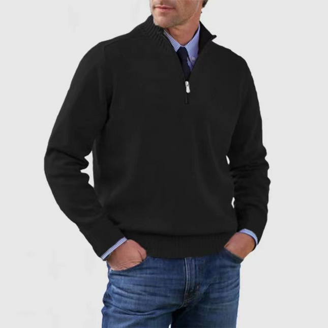 Aurevik | Everyday Warmth Men's Half-Zip Sweater